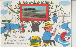 SAINT PIERRE QUIBERON  CARTE HUMOUR - Quiberon