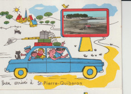 SAINT PIERRE QUIBERON  CARTE HUMOUR - Quiberon