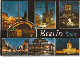 Berlin Bei Nacht Mehrbildkarte Gl1978? #C9626 - Otros & Sin Clasificación