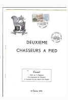 Le Deuxième Chasseurs à Pied.Format: 21 X 29 Cm. Concert. - Brieven En Documenten