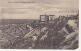 Nordseebad Westerland Auf Sylt Am Strand Ngl #217.966 - Autres & Non Classés