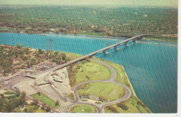 Niagara Falls N.Y. Aerial View Of The World Famed Peace Bridge Ngl #218.240 - Autres & Non Classés