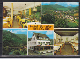 Bund Um 1950 Colorkarte Schuld/Ahr Hotel Schäfer , Ungebraucht - Bad Neuenahr-Ahrweiler