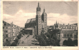 CPA Carte Postale Pologne  Krakow Cracovie  Eglise Notre Dame 1937   VM80108 - Polonia