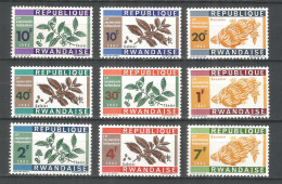 Rwanda 1963 Year ,mint Stamps MNH(**) Mi.# 27-35 - Neufs