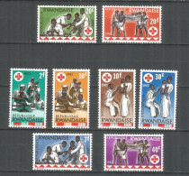 Rwanda 1963 Year ,mint Stamps MNH(**) Mi.# 44-51 Red Cross - Ungebraucht