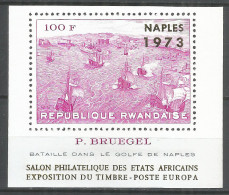 Rwanda 1973 Year ,mint Stamps MNH(**) Mi.# Blc.34A Gold - Nuevos