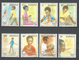 Rwanda 1981 Year ,mint Stamps MNH(**) Mi.# 1143-1150 - Ongebruikt