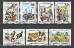 Rwanda 1981 Year ,mint Stamps MNH(**) Mi.# 1152-1158 - Neufs