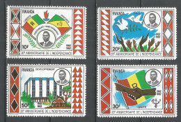 Rwanda 1982 Year ,mint Stamps MNH(**) Mi.# 1175-1178 - Nuevos