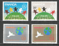 Rwanda 1986 Year ,mint Stamps MNH(**) Mi.# 1354-1357 - Ungebraucht