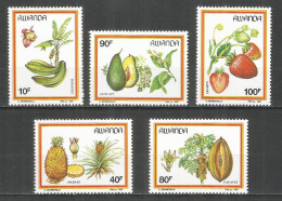 Rwanda 1987 Year ,mint Stamps MNH(**) Mi.# 1370-1374 - Neufs