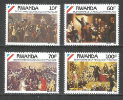 Rwanda 1990 Year ,mint Stamps MNH(**) Mi.# 1421-1424 - Nuevos