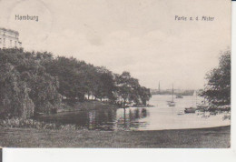 Hamburg Partie An Der Alster Gl1909 #218.696 - Sonstige & Ohne Zuordnung