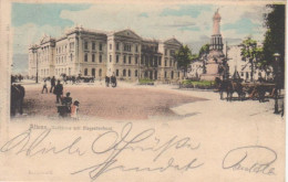 Hamburg Altona Rathaus Mit Siegesdenkmal Gl1900 #218.721 - Altri & Non Classificati