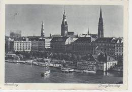 Hamburg Jungfernstieg Gl1940 #218.317 - Altri & Non Classificati