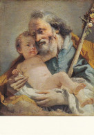 GIOV.DOM.TIEPOLO Hl.Joseph Mit Christkind Ngl #D1678 - Peintures & Tableaux