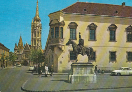 Budapest Matthiaskirche Arbeiterbewegungsmuseum András-Denkmal Glum 1960? #D1999 - Ungarn