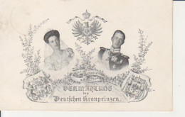 Zur Erinnerung An Die Vermählung Des Deutschen Kronprinzen Gl1905 #218.278 - Royal Families