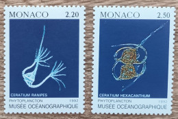 Monaco - YT N°1850, 1851 - Protection De L'environnement Marin - 1992 - Neuf - Unused Stamps