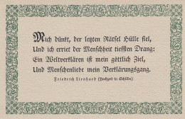 Mich Dünkt, Der Letzten Rätsel Hülle Fiel, ... Ngl #D3383 - Sonstige & Ohne Zuordnung