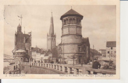 Düsseldorf Partie Am Rhein Mit Altem Schlossturm Bahnpgl1911 #219.877 - Autres & Non Classés