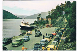 SCH-1696  DRAGSVIK : FERRY-station On The1696 Sogne-Fjord - Transbordadores