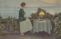 L.MÖGELGAARD Erwartungsvoll Feldpgl1917 #D3863 - Malerei & Gemälde