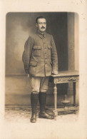 Militaria WW1 Guerre 1914 1918 Carte Photo Soldat Militaire Michel Photographe Grenoble - Weltkrieg 1914-18