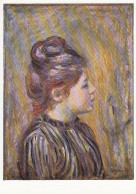 AUGUSTE RENOIR Head Of A Girl Ngl #D4601 - Paintings