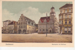 Dortmund Marktplatz Mit Rathaus Ngl #221.069 - Autres & Non Classés