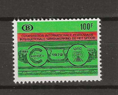 1972  MNH Belgium Railway Mi 346 - Other & Unclassified