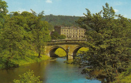 Chatsworth Bridge And Castle Ngl #D4577 - Sonstige & Ohne Zuordnung