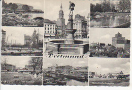 Dortmund Mehrbildkarte Reinholdkirch Bläserbrunnen Hafen Gl1961 #221.065 - Altri & Non Classificati