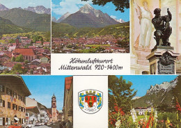 Höhenluftkurort Mittenwald Mehrbildkarte Gl1977 #D5480 - Autres & Non Classés