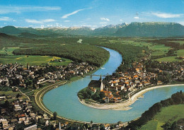 Laufen A.d.Salzach Obb. Mit Salzburger Alpen Ngl #D5415 - Autres & Non Classés