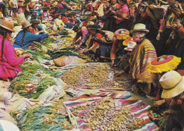 Perú Market Scene In Cusco Ngl #D6132 - Sonstige & Ohne Zuordnung