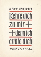 Gott Spricht - Kehre Dich Zu Mir - Jesaja 44/22 Gl1967 #D6934 - Altri & Non Classificati