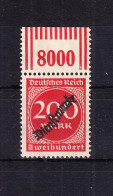 Deutsches Reich Dienstmarken 78W OR 2'9'2 Postfrisch #RD043 - Oficial