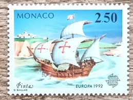 Monaco - YT N°1825 - EUROPA / Christophe Colomb - 1992 - Neuf - Nuovi