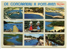 Les Sites Touristiques De Concarneau à Pont-Aven Et Le Costume Régional - Concarneau