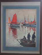 1924 ILE D YEU Port Joinville H Callot  Peinture Peintre - Unclassified