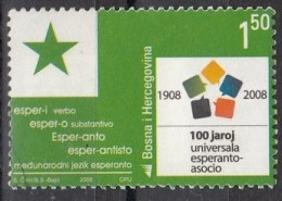 BOSNIA AND HERZEGOVINA 519,used - Esperánto