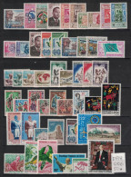 Dahomey 1960/1966 - Yvert 155/234 Et PA20/66 - Collection De 50 Timbres Neufs AVEC Charnière - Bénin – Dahomey (1960-...)