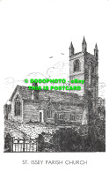 R528843 St. Issey Parish Church. Postcard - World