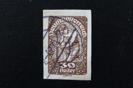 1920 Mi AT 281a 30 Heller Non Dentelé  / Mythologie  Oblitere Du 23 VIII 1920 - Usati