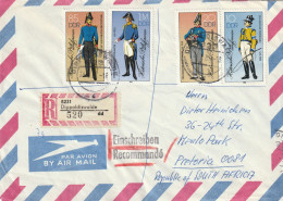 Germany DDR Cover Einschreiben Registered - 1986 - Postal Uniforms Deep-sea Diving - Storia Postale