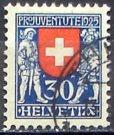 Schweiz Suisse Pro Juventute 1925: "Soldaten" Zu WI 36 Mi 217 Yv 221 Mit Eck-Stempel THUN (Zumstein CHF 16.00) - Usati