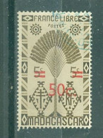 MADAGASCAR - N°290 Oblitéré. - Timbres De 1943 Surchargés. - Usati