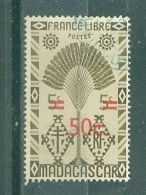 MADAGASCAR - N°290 Oblitéré. - Timbres De 1943 Surchargés. - Used Stamps